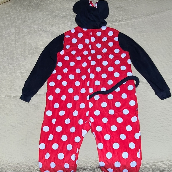 Disney Minnie Mouse Polka Dot cosplay pajamas costume size L - Picture 8 of 8